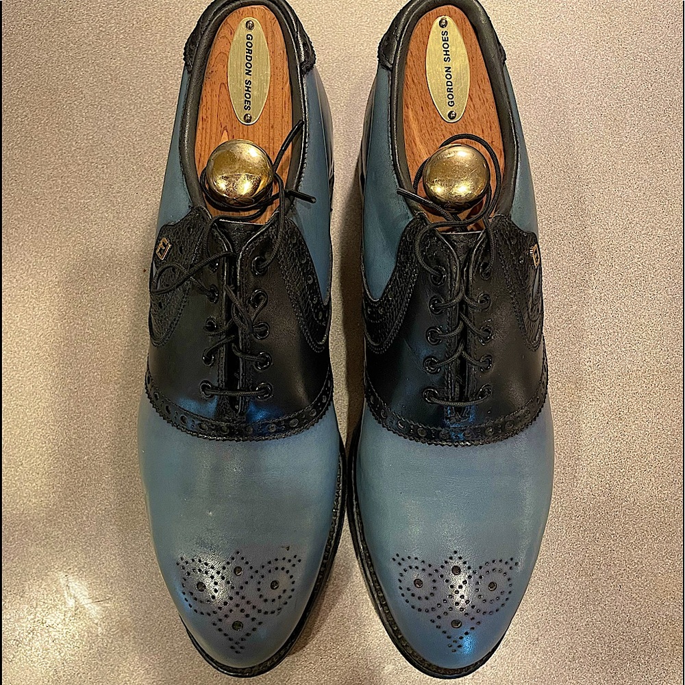 Footjoy Golf Shoes, Two-toned Oxfords, vintage, Size 9.5